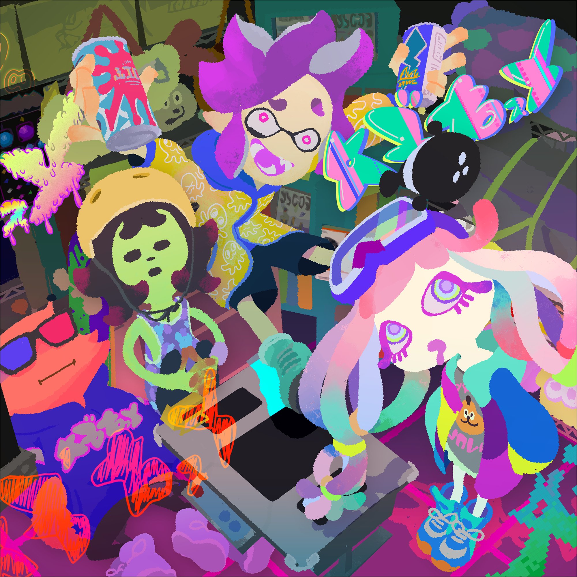 abxy splatoon 3 album cover
