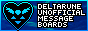 a button for the deltarune unofficial message boards